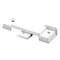 Prime-Line Sash Lock, 5/8in Latch Projection, Fits Vinyl and Aluminum Sliding Windows, Diecast Zinc, White F 2594 - alternate 1